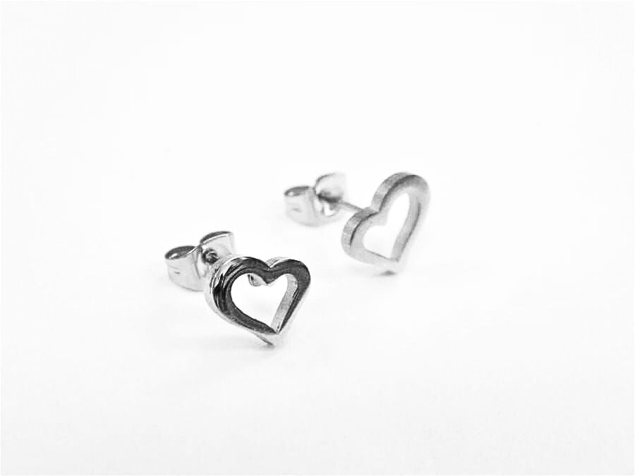 BO Heart Inox - Red Inox