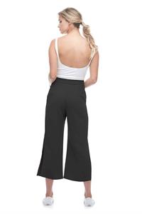 Andy Crop - Taille classique Entrejambe 25'' Gaucho - noir