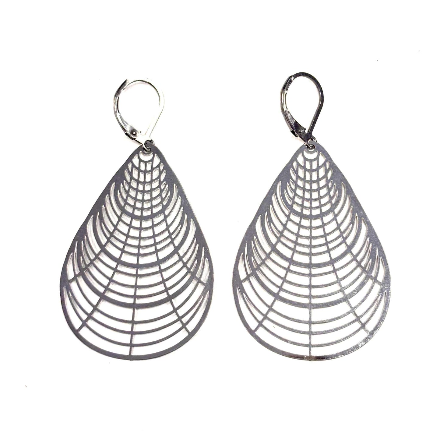 Boucles d'oreilles -03 - Rouge Inox