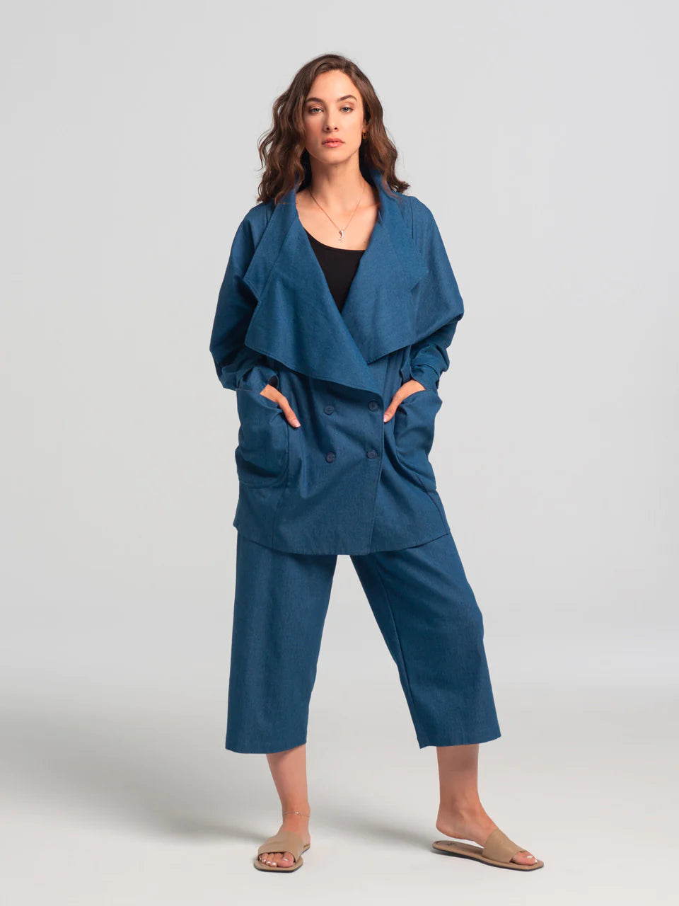 Anona Pants - Blue - Kollontai - 14-327