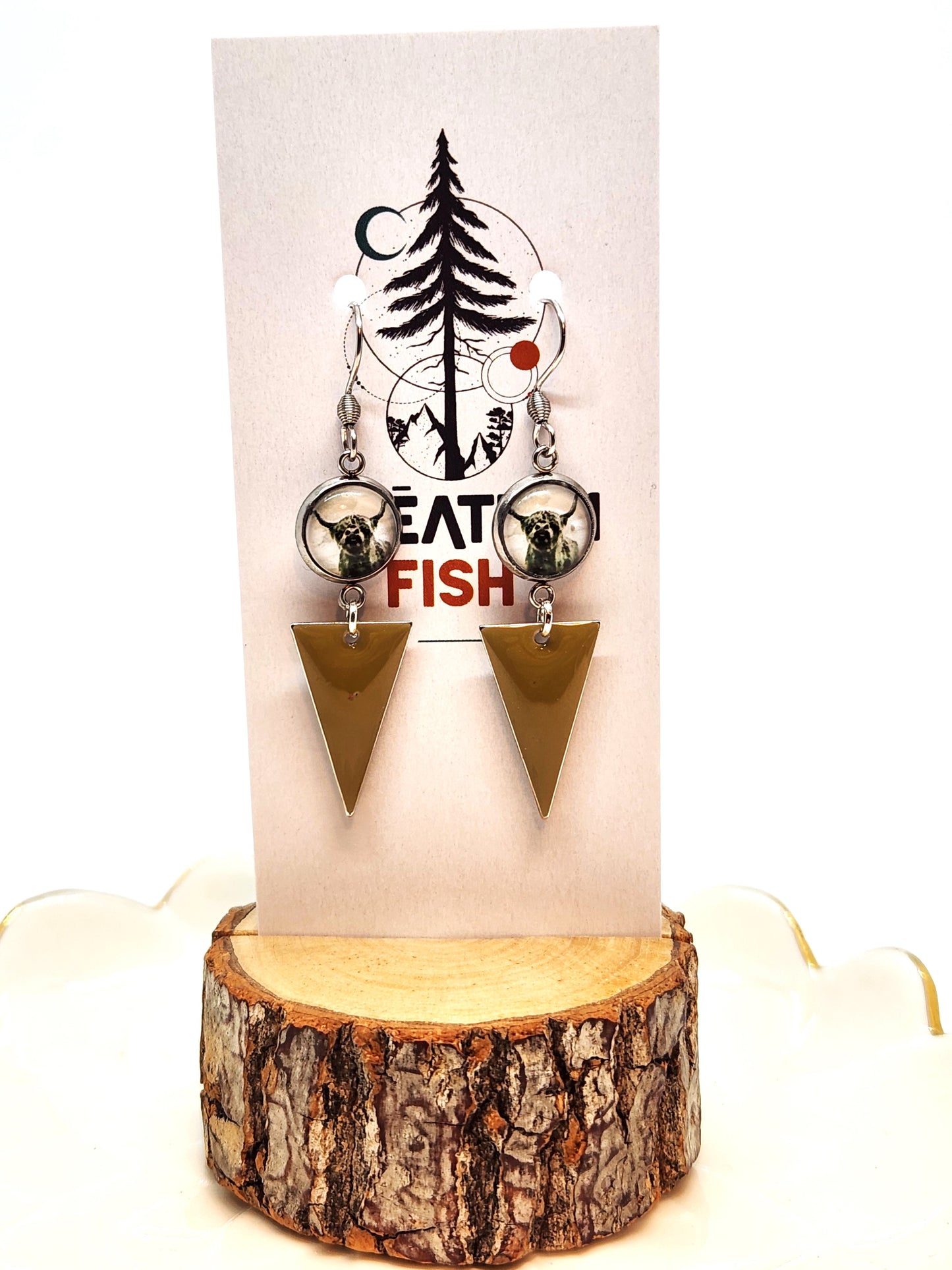 Earrings - Ti-Boeuf - Fish Creation