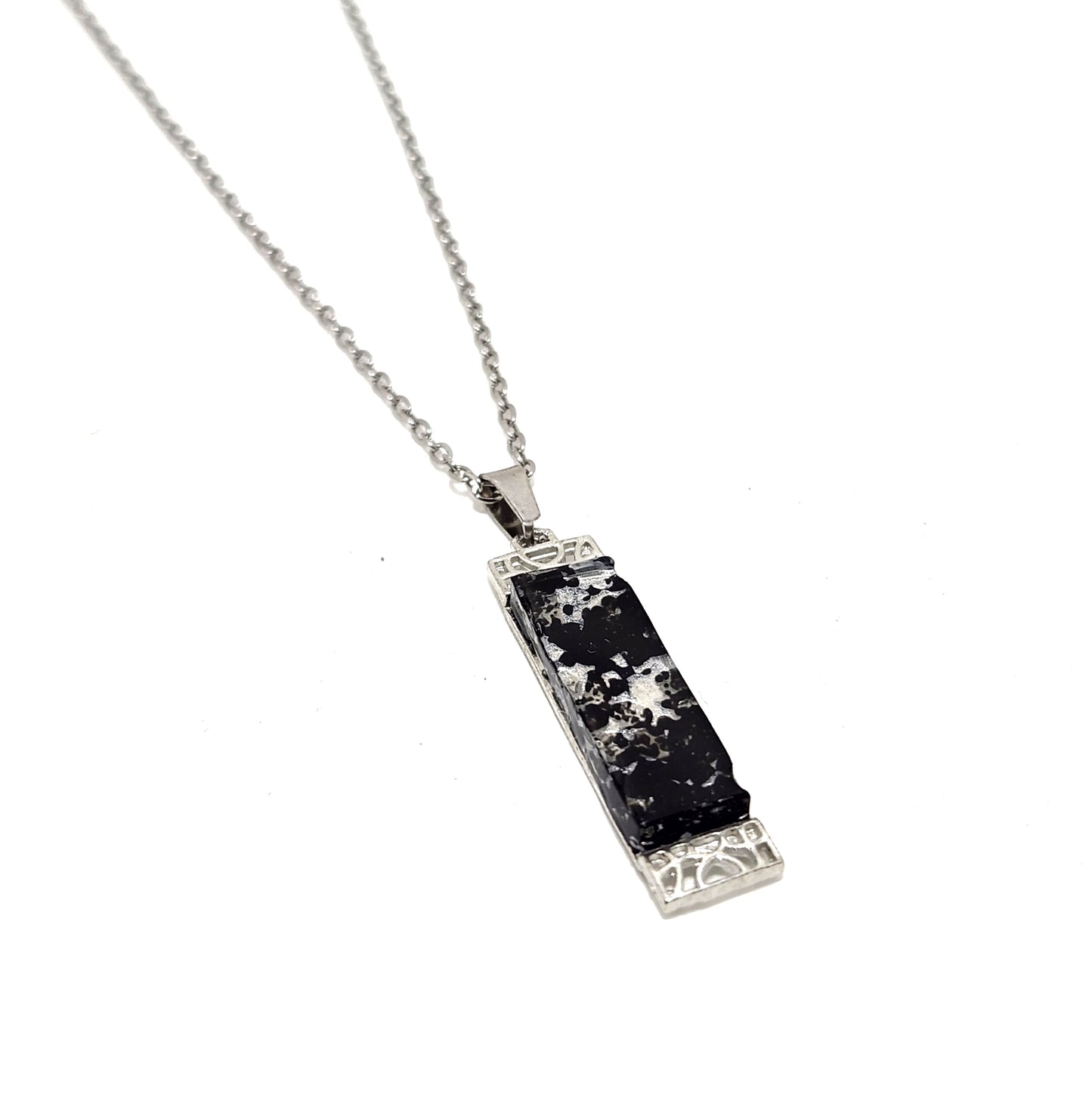 Necklace - Coralie - Black - Créart