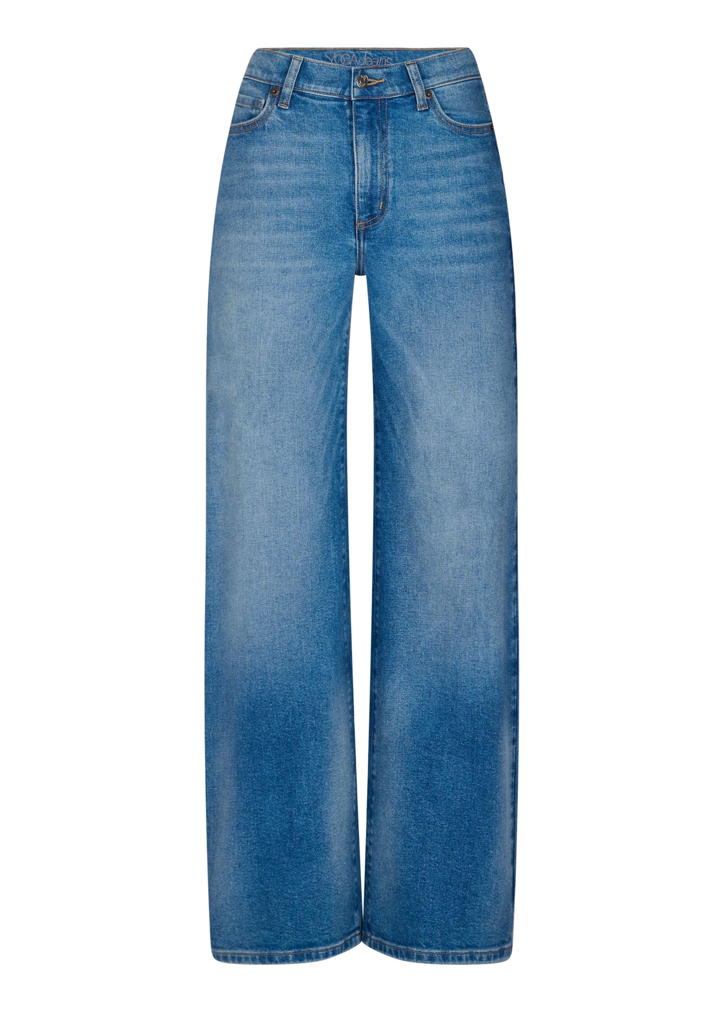 Lily - very flared cut - classic waist - Jersey color - 32'' inseam