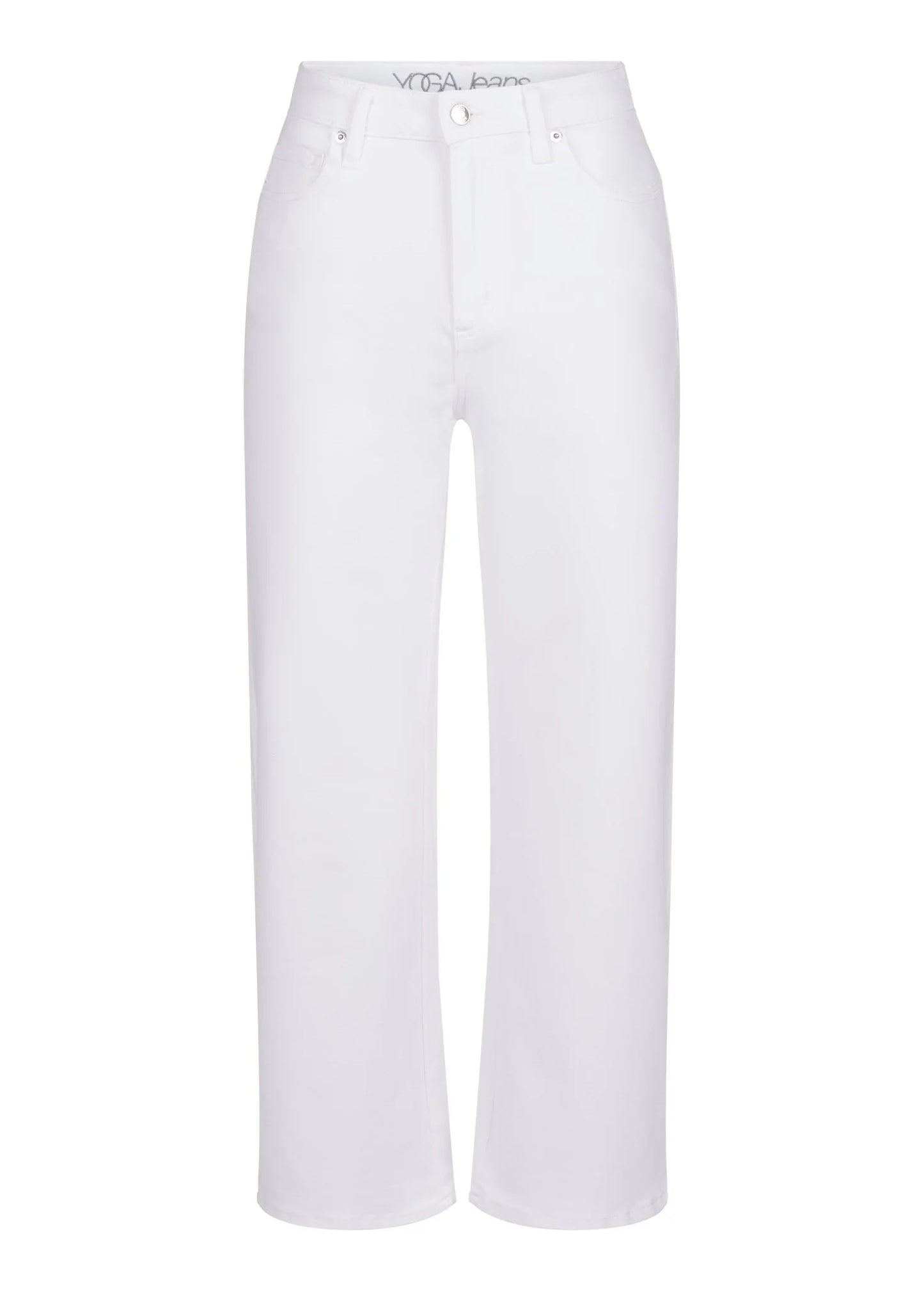 JEANS LILY COUPE TRÈS ÉVASÉE / WHITE LOTUS - 2722 - Taille Haute - Entrejambe 25'' - Yoga Jeans