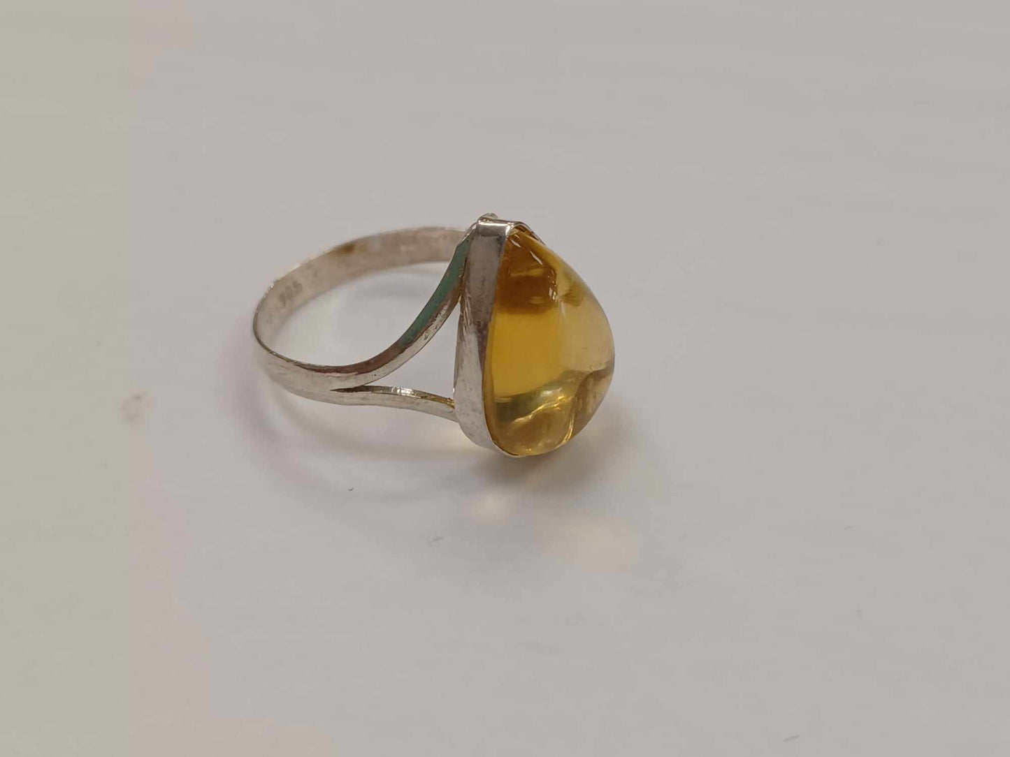 Bague Ambre (plusieurs modèles) - Rouge Argent 925