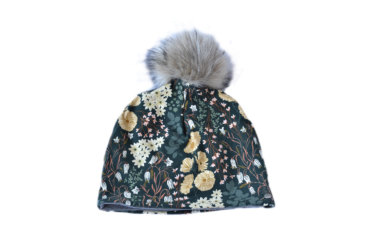 Flower hat - Green - Baluchon