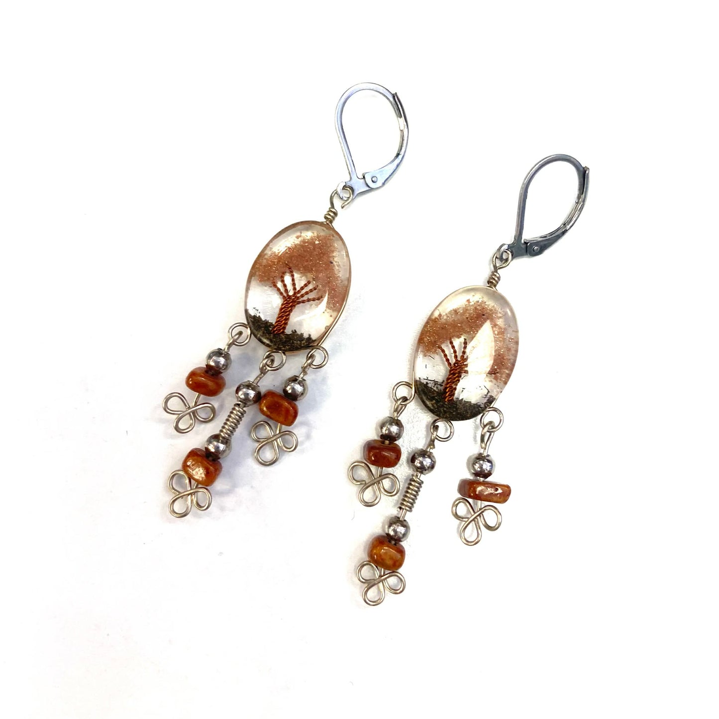 BO bohemian- CR29- Simple Bronze Tree - Adventure Red