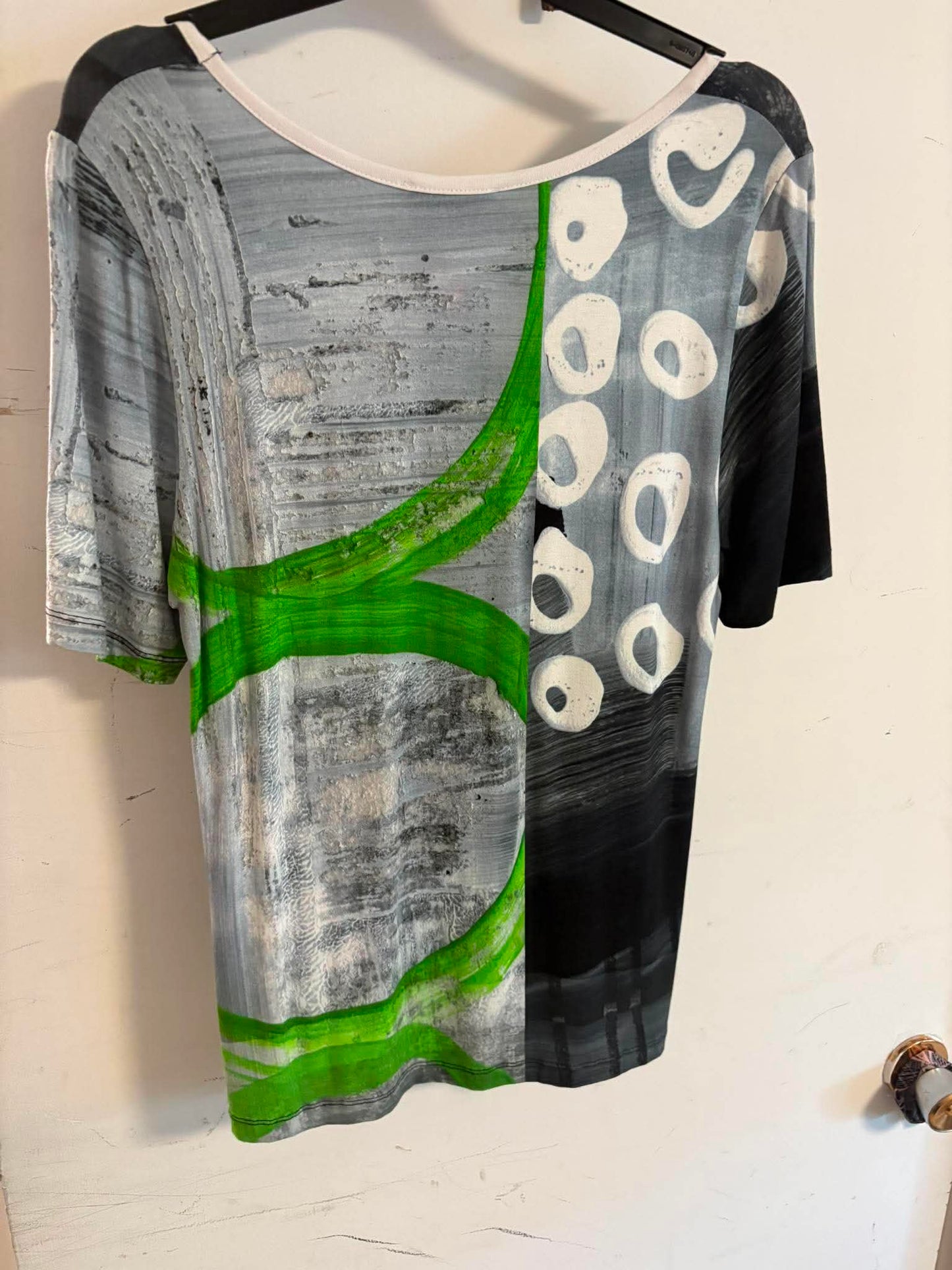 T-shirt gris vert Dolcezza