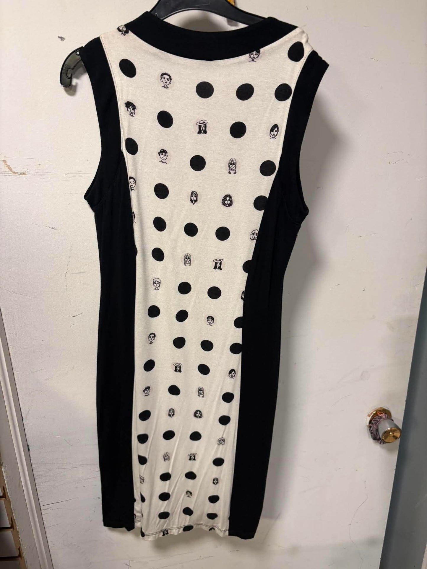 Robe noir et blanc Zoé