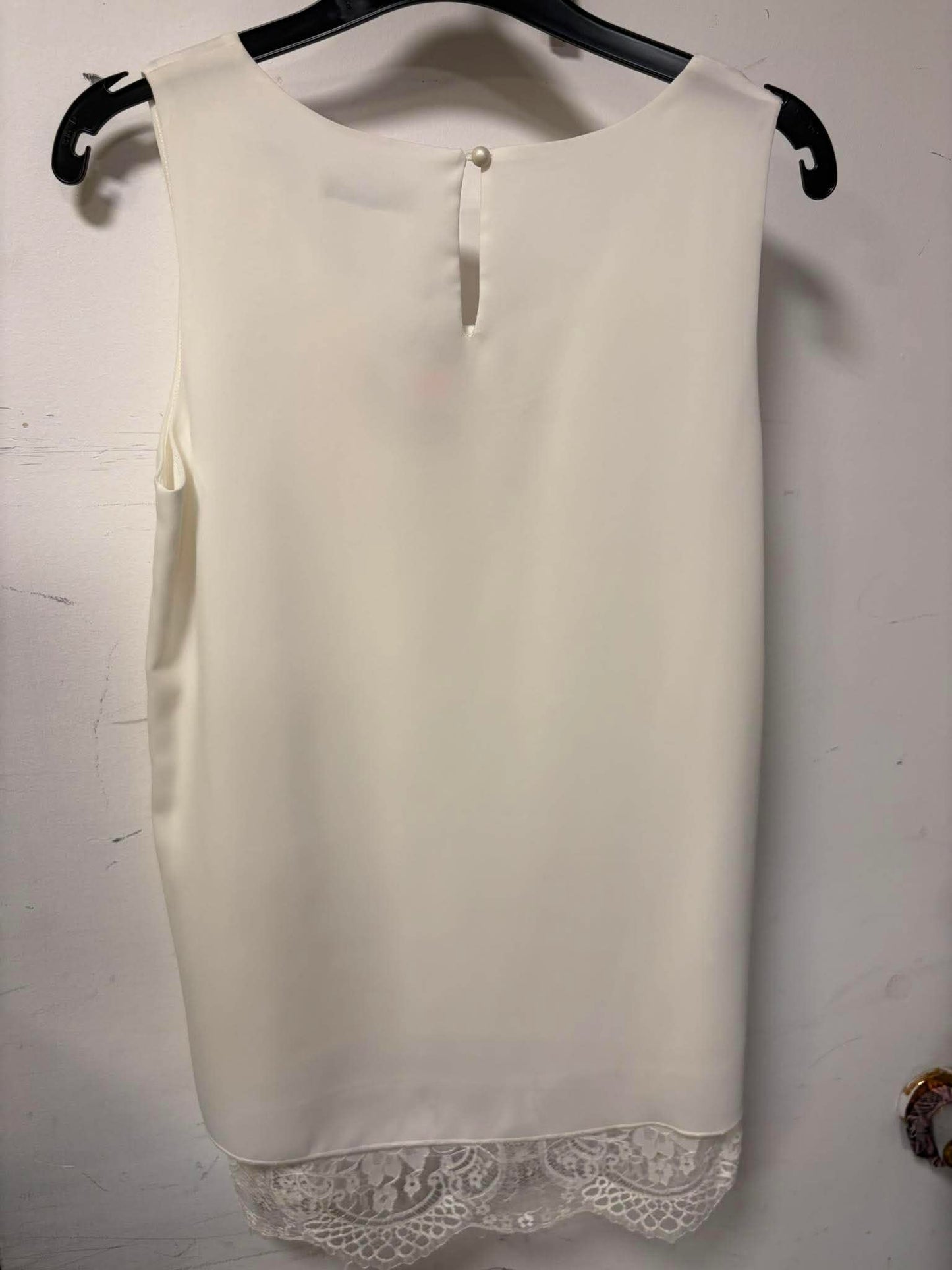 Camisole blanche dentelle Patrizia Luca Milano