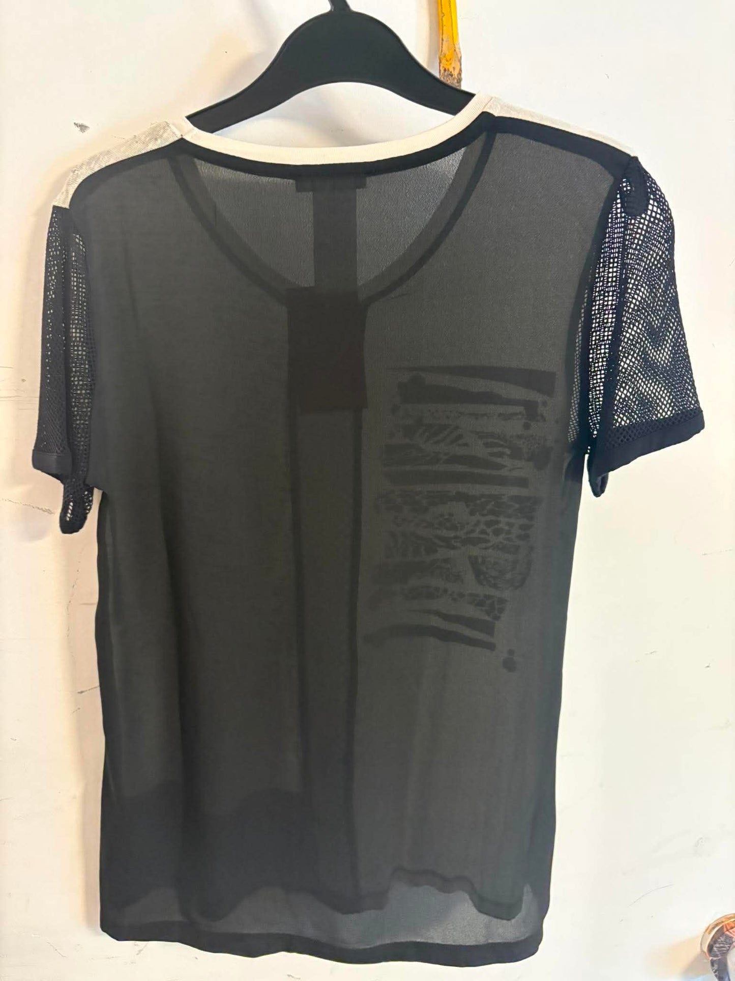 T-shirt noir blanc Dolcezza