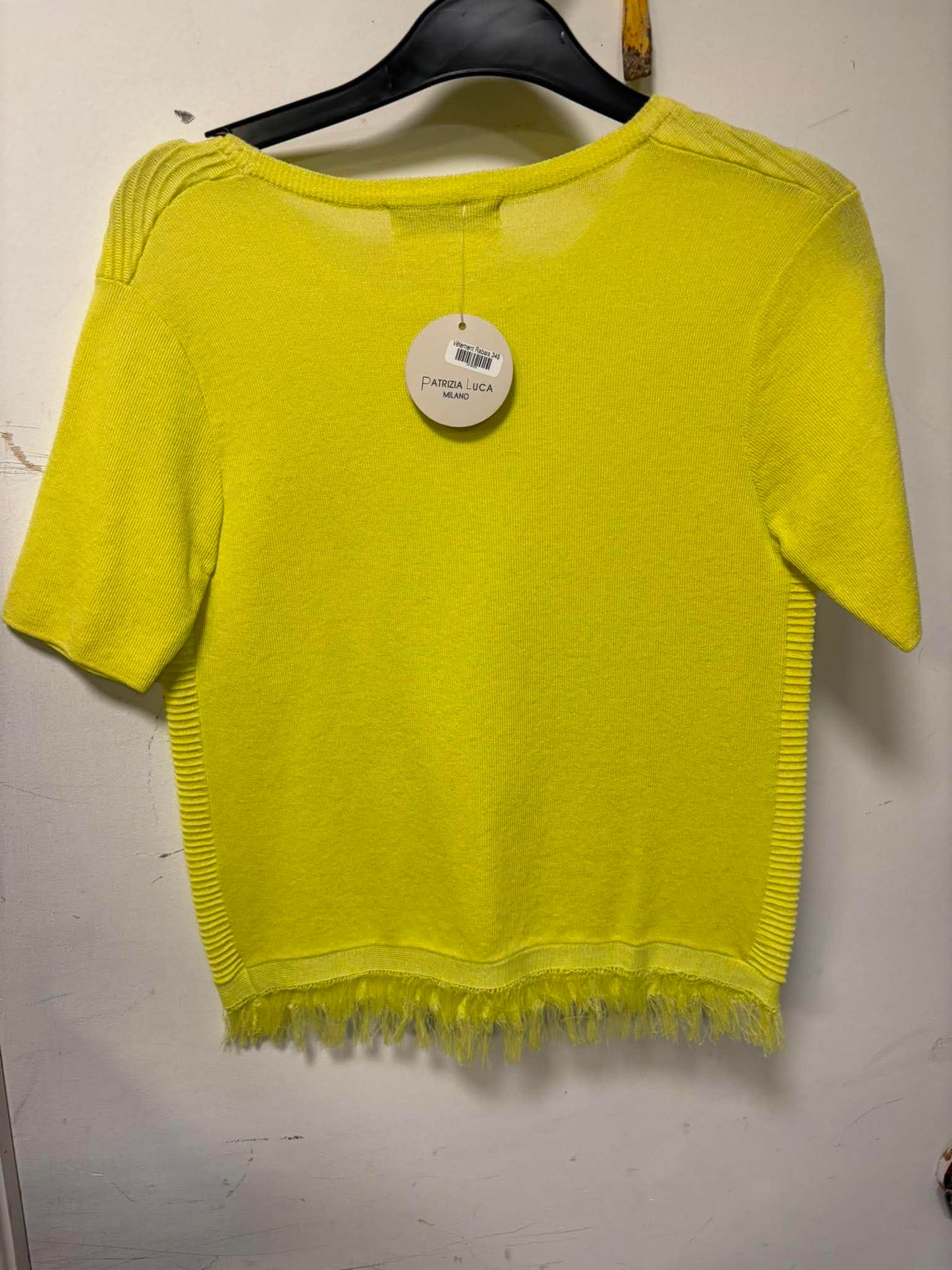 T-shirt jaune néon Patrizia Luca Milano