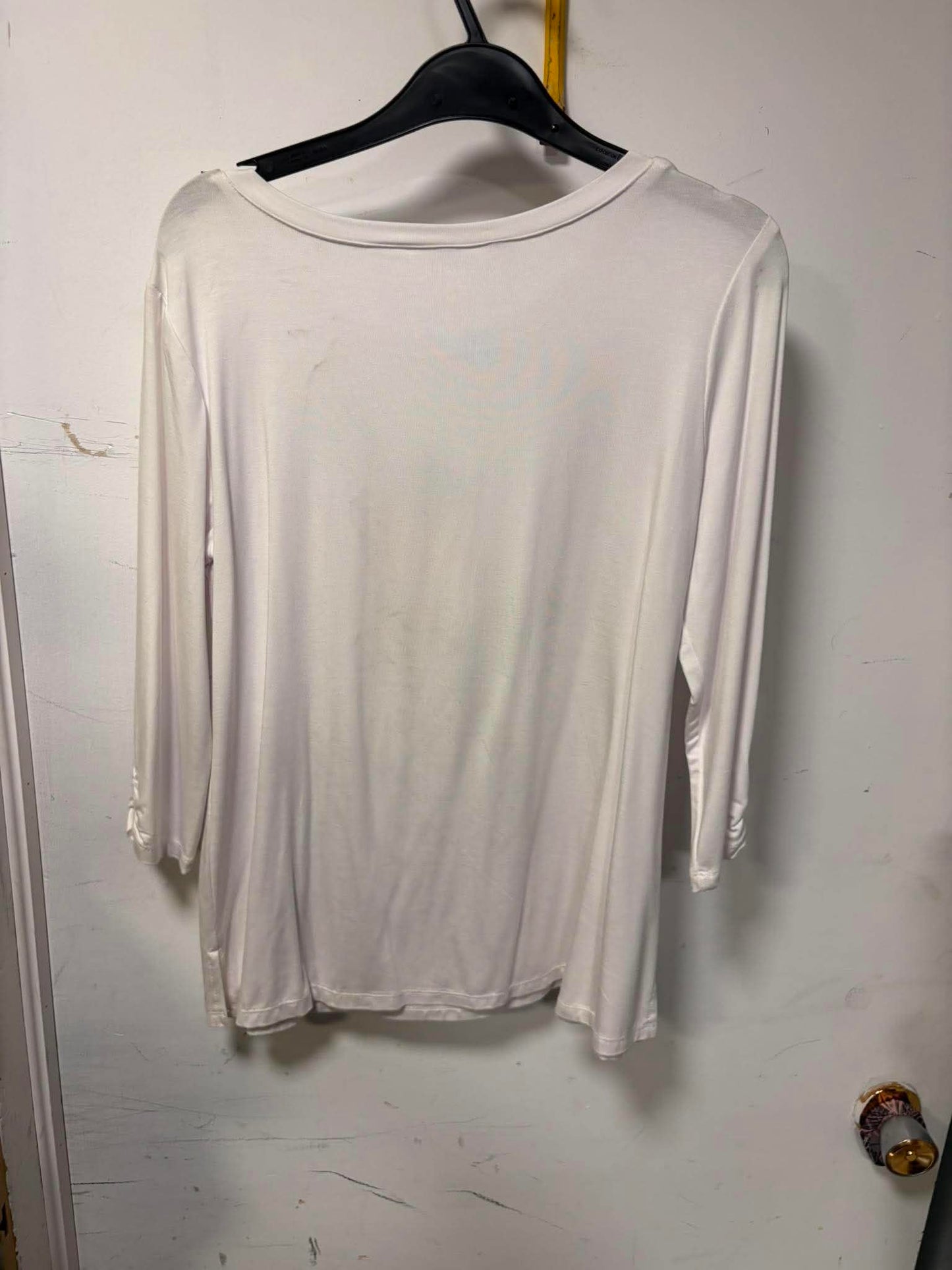 Chandail blanc vélo liquidation