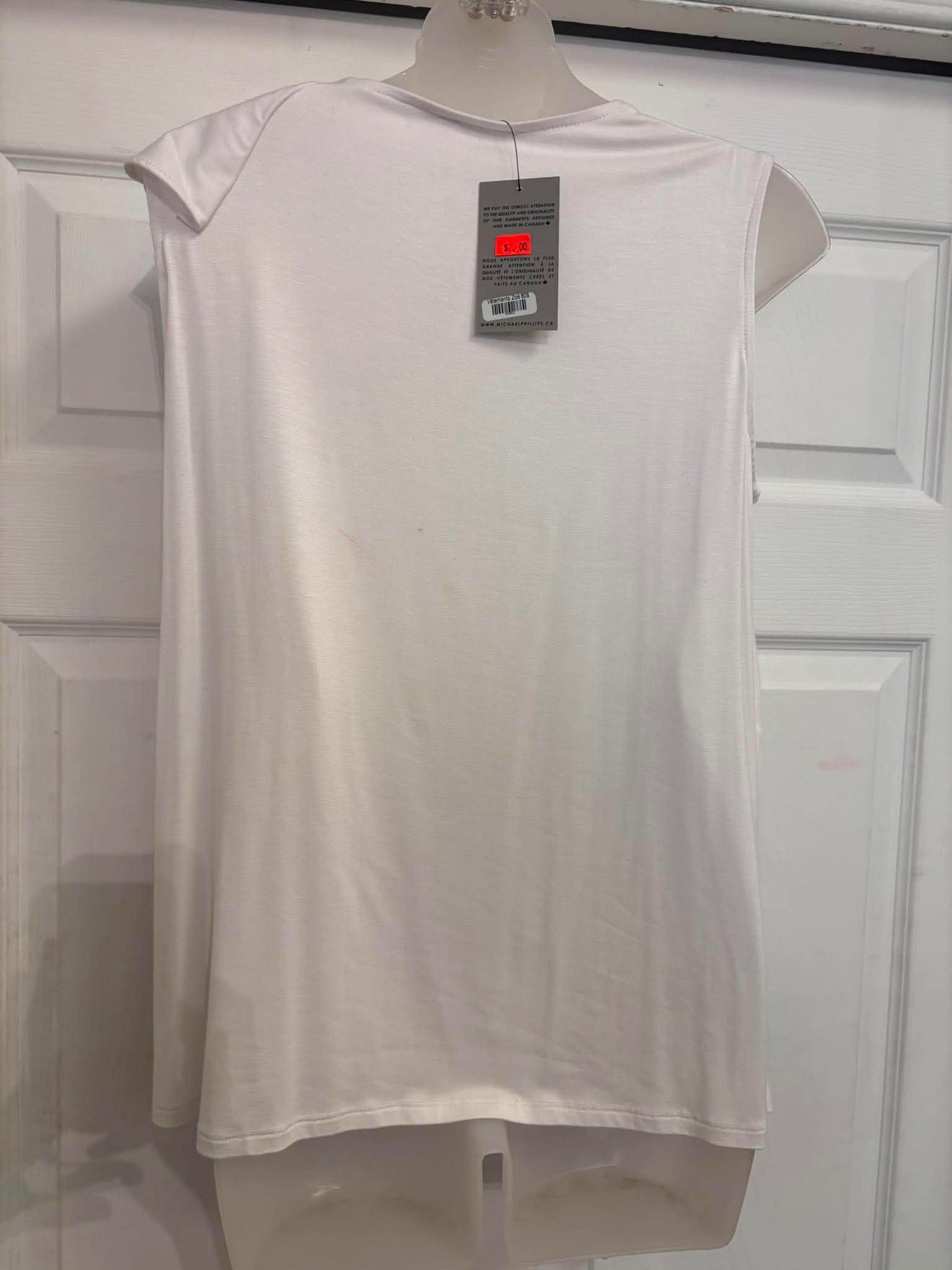 Martini tunic with black and white polka dots