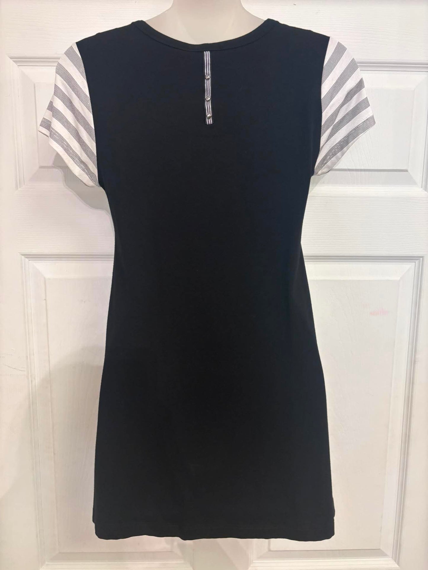 T-shirt blanc noir Dolcezza