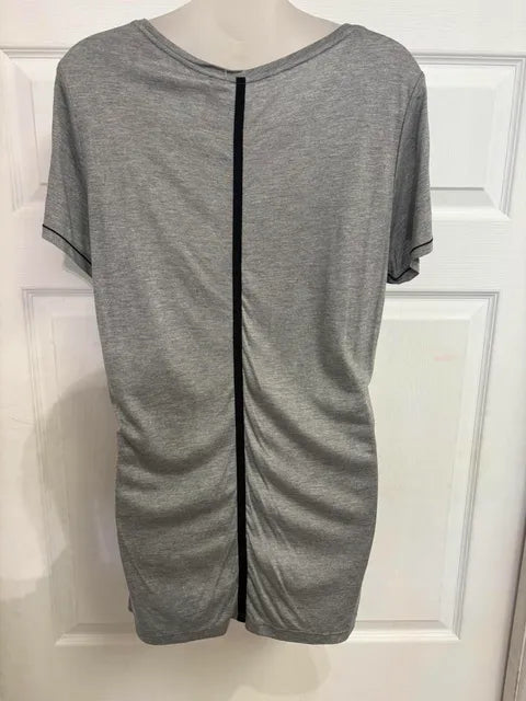Martini tunic with black and white polka dots