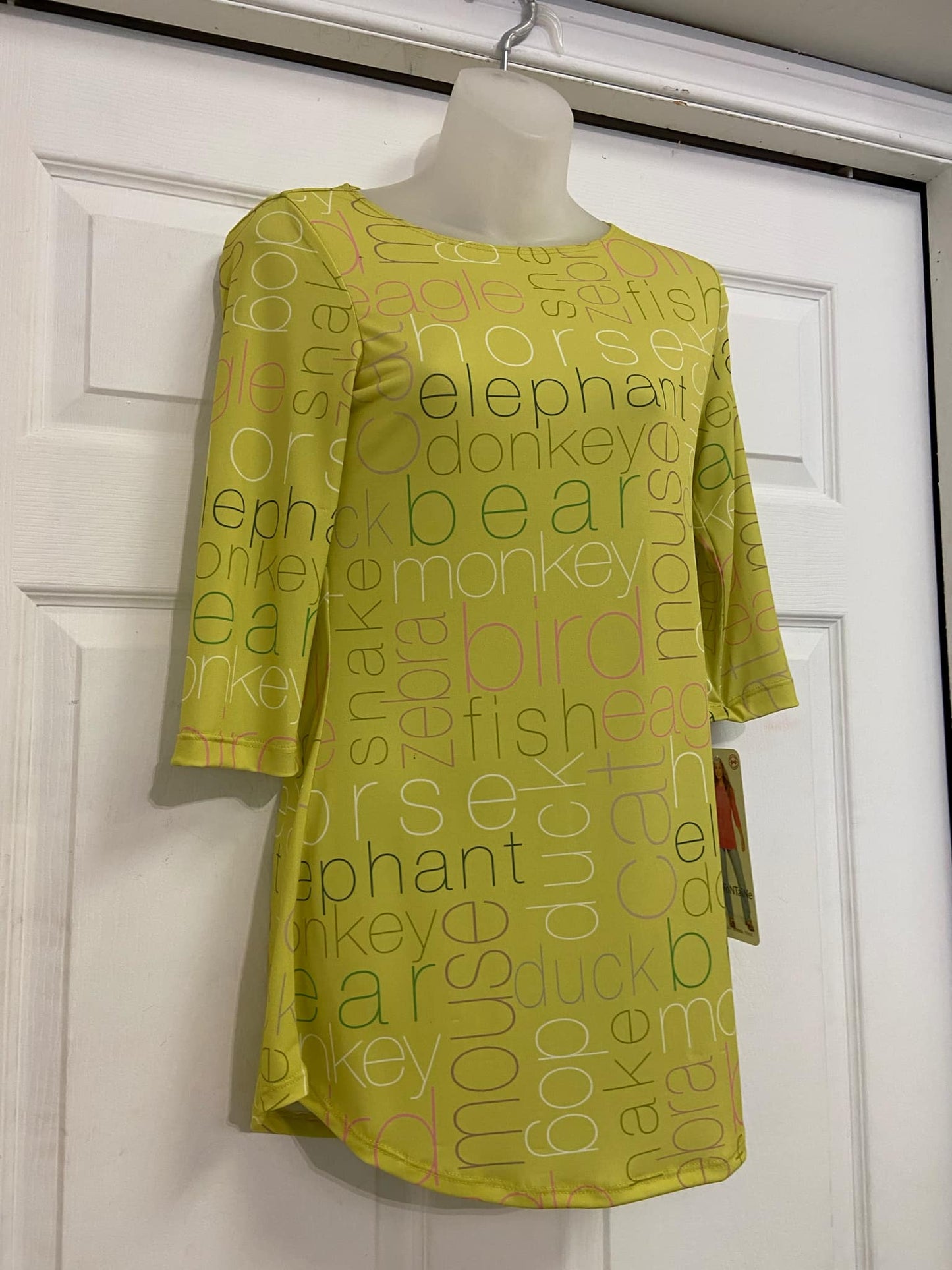 ANIMA VERSION LIME - Tunique- Luc Fontaine