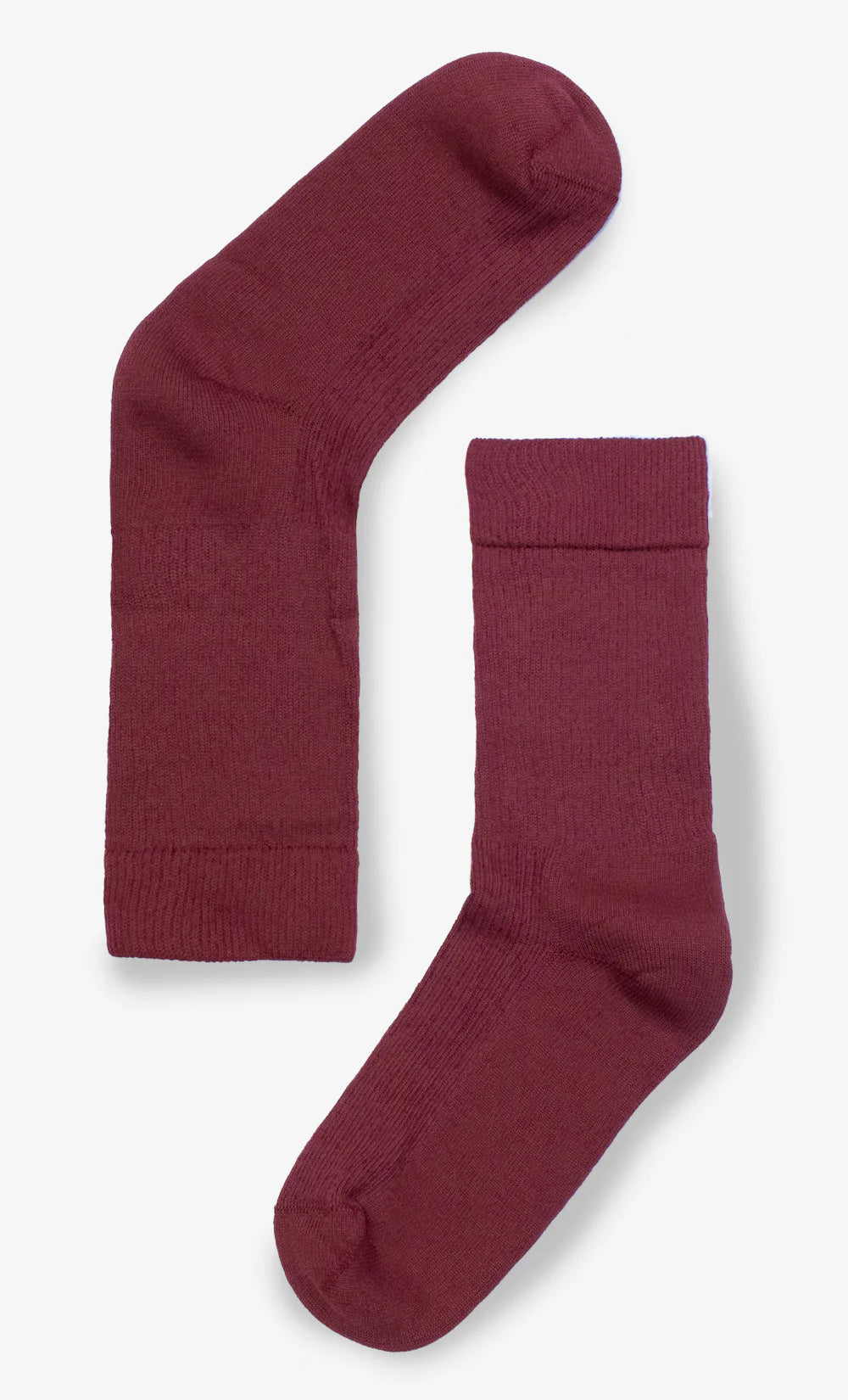 Bas de randonnée en Mérinos Rouge - Bonnetier