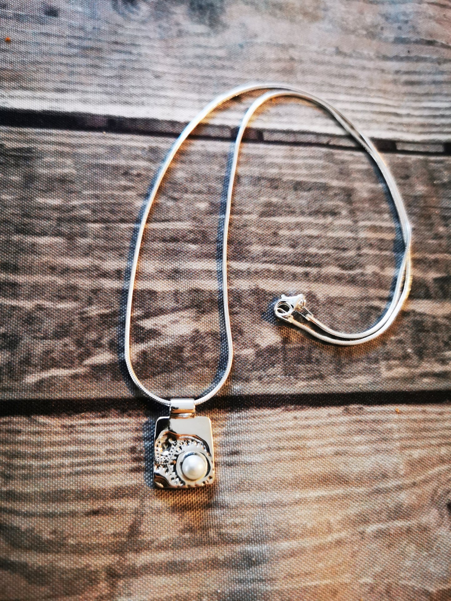 Pendentif Corail de mer perlé - Marie-Ève Bordeleau