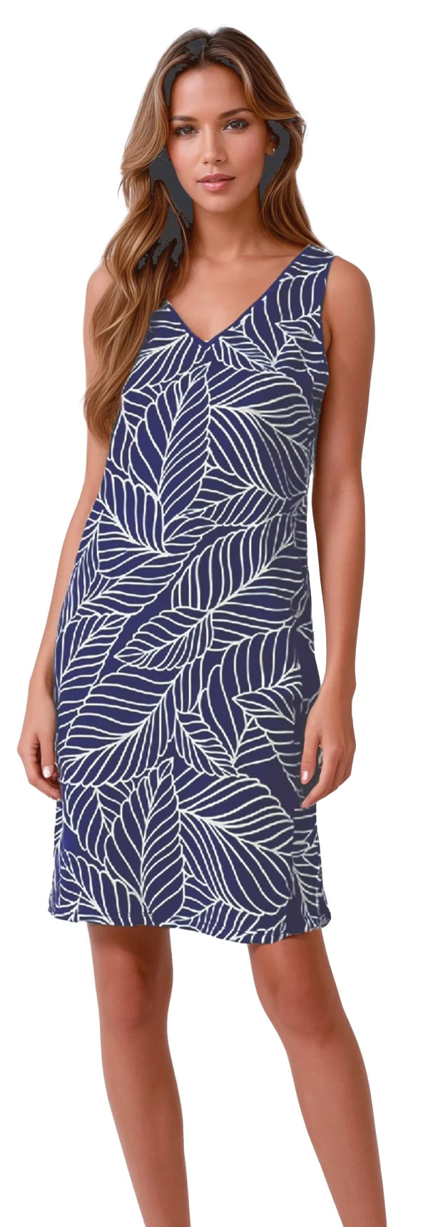 Sara Navy Blue Dress - Miss Versa