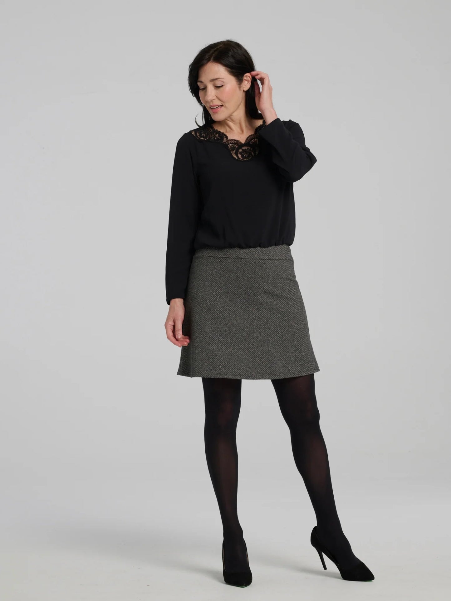 Blouse Ebenita - noir - Kollontai