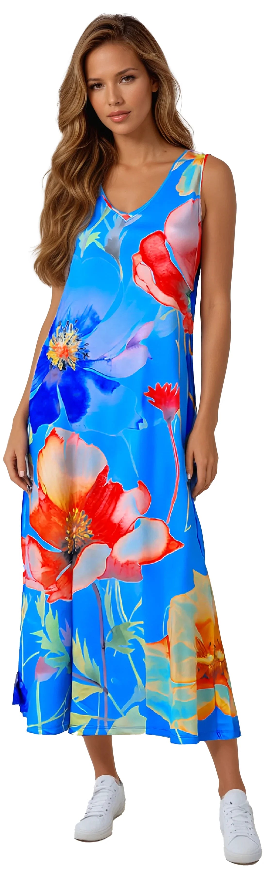 Robe LEONIE longue - Ligne A - Miss Versa