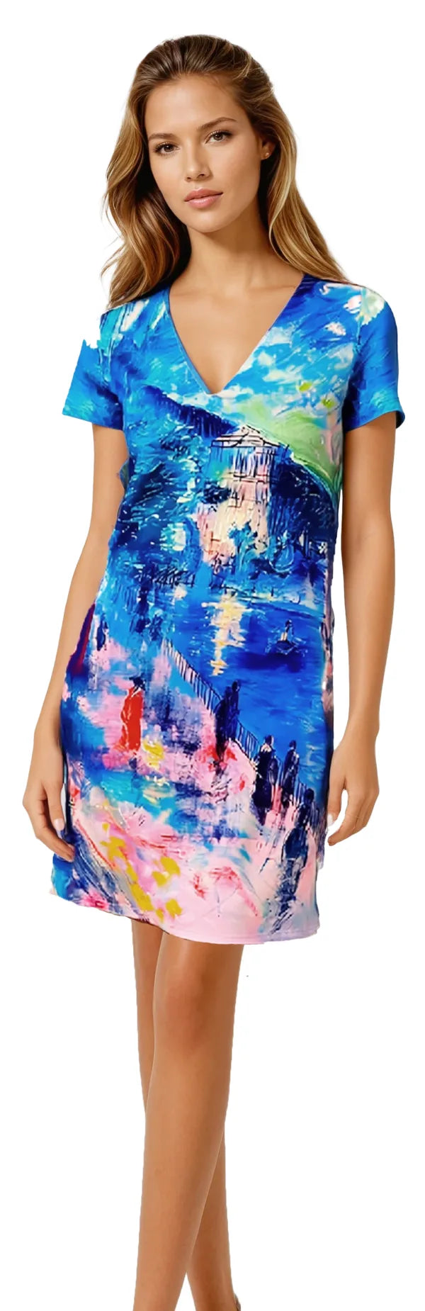 Hilo dress - straight line