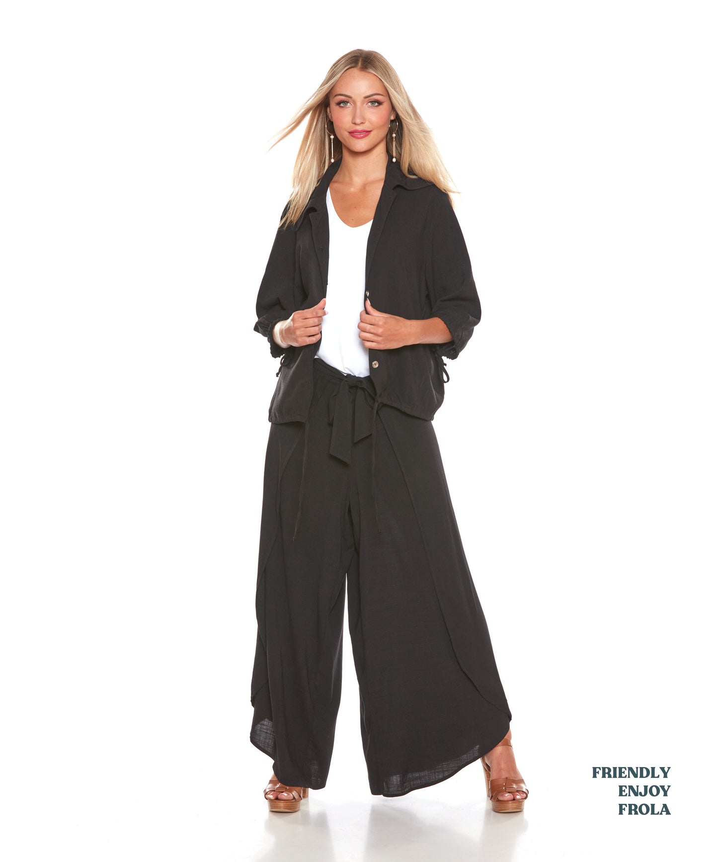 Blouse Friendly - Noir - Luc Fontaine