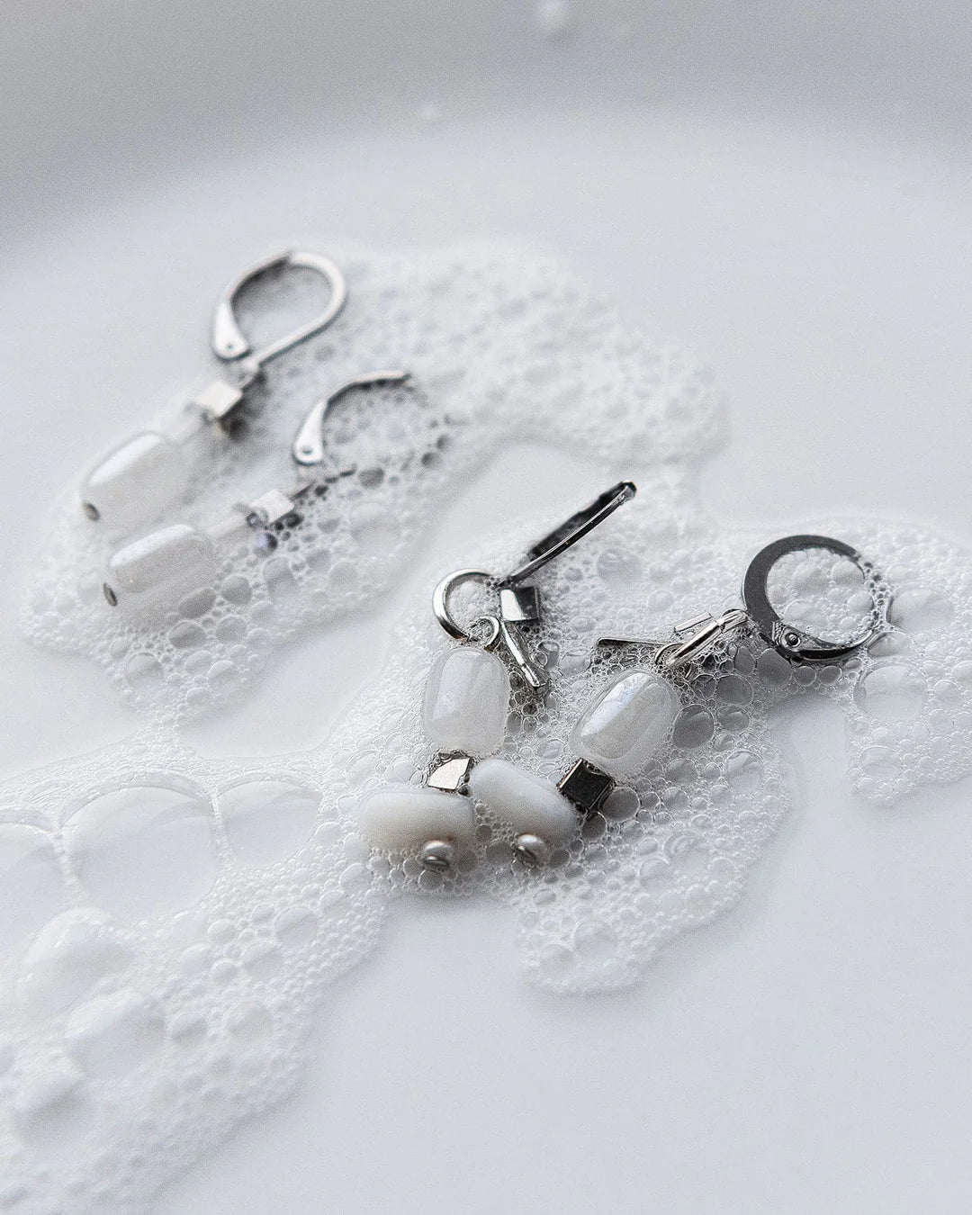 Boucles d'oreilles Clarina Argent - Argent & Écume - Anne-Marie Chagnon
