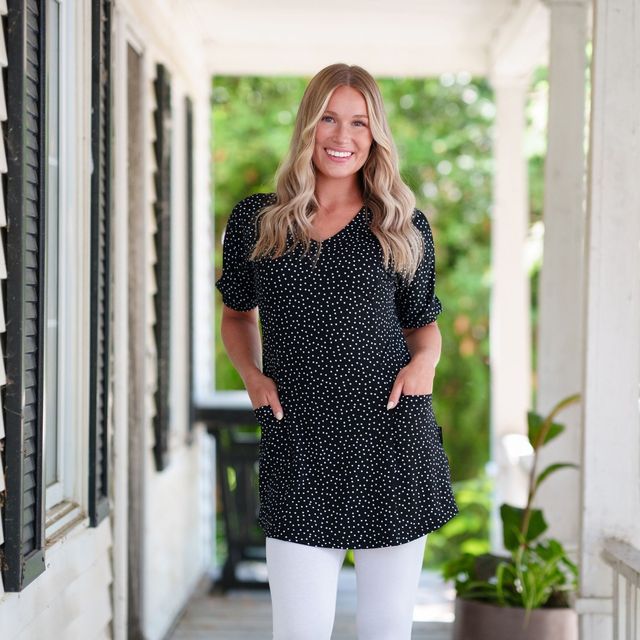 Robe Martini noir et blanc