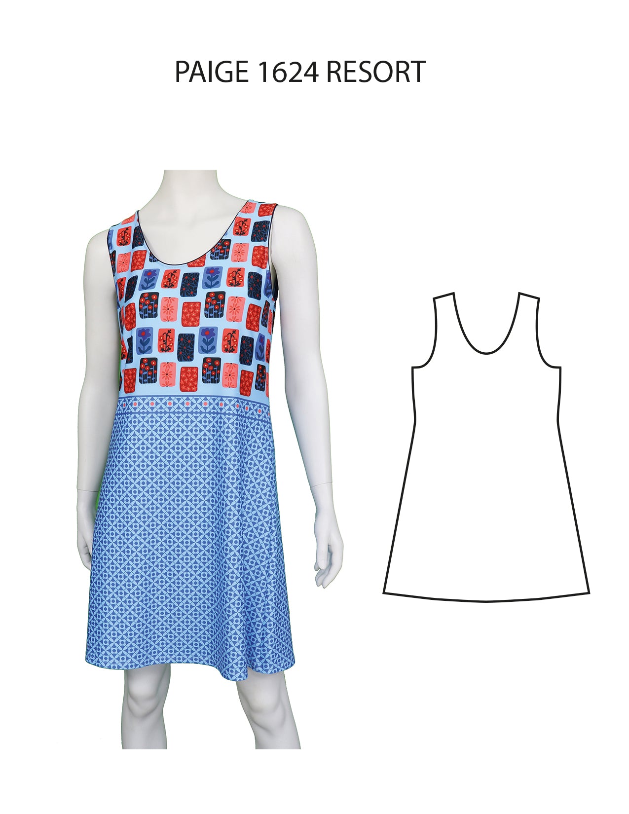 Robe Paige - ligne A - Miss Versa