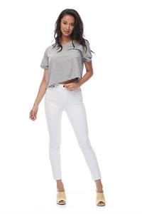 RACHEL SLIM FIT JEANS White 2005 - High waist - 27'' inseam