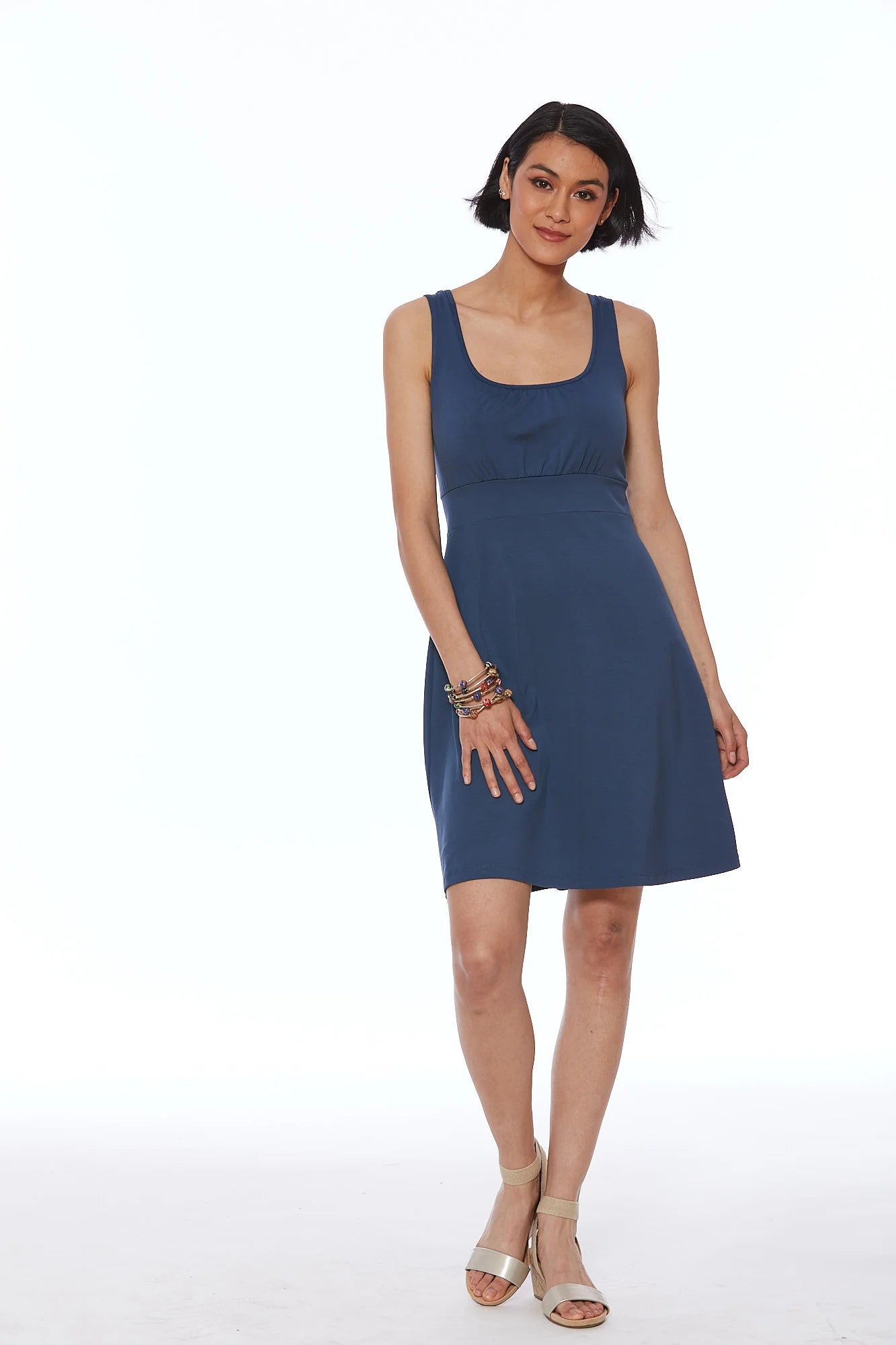 Robe Kelly- Indigo - Luc Fontaine