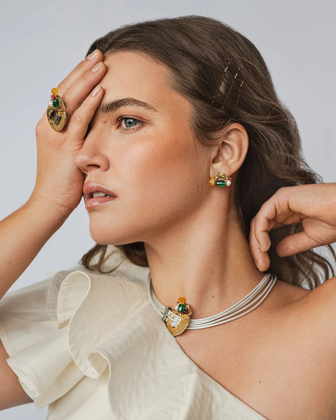 Boucles d'oreilles Epra Or - Or & Tutti Frutti - Anne-Marie Chagnon