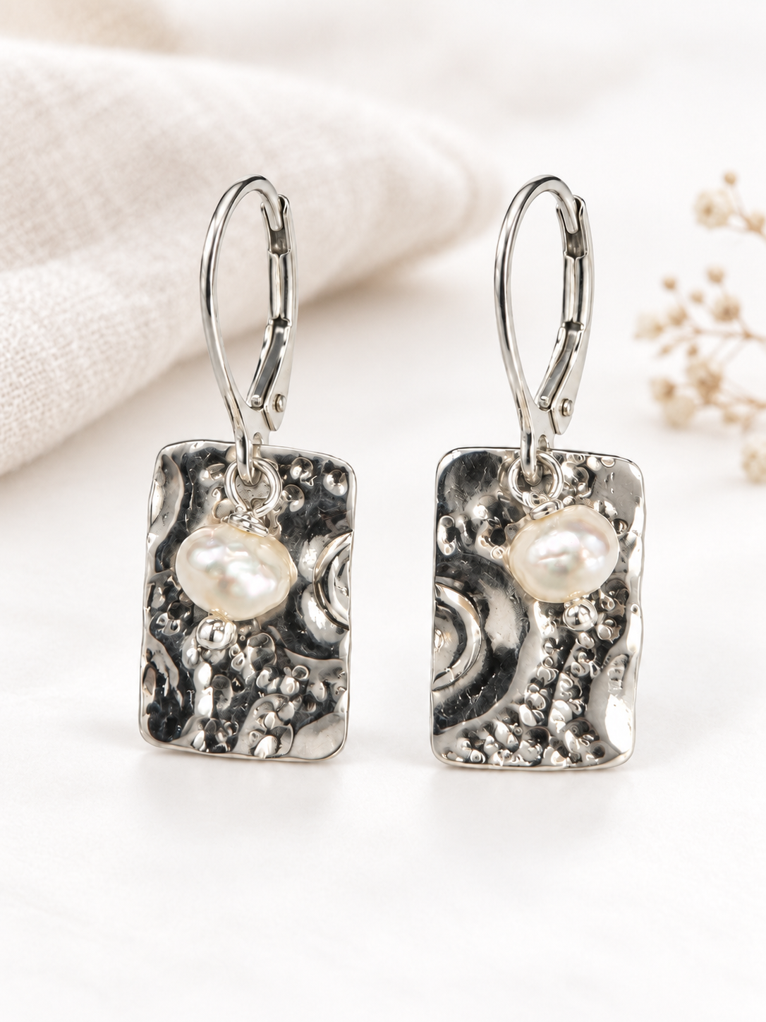 Boucles d'oreilles- MB11 - argent 9.25 - Marie-Êve Bordeleau