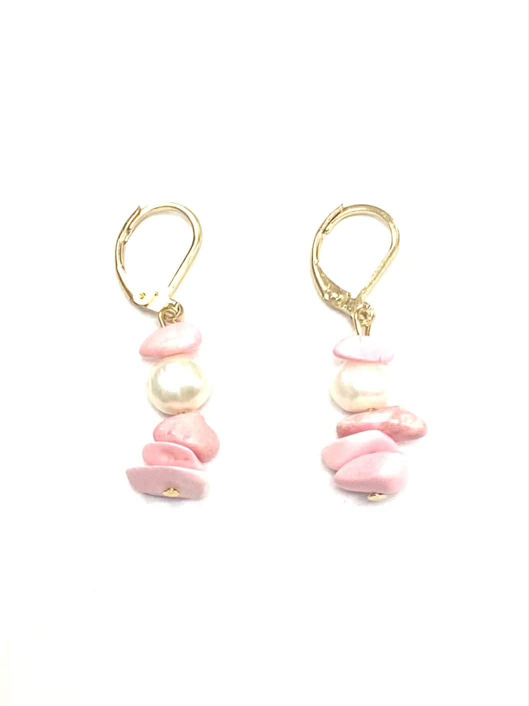 Boucles d'oreilles pierres - Turquoise (teinte) - Rose - (2 Variantes) - Rouge Bijoux