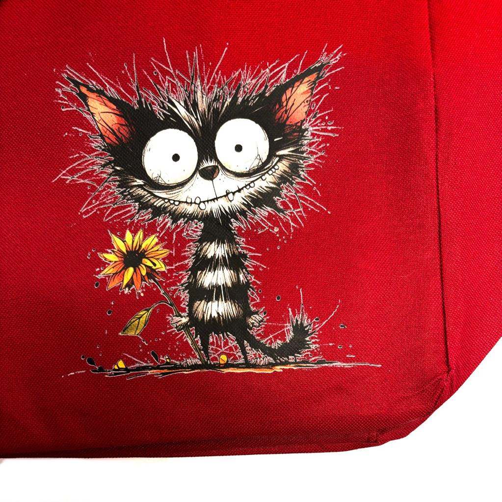 Sac Rouge - Chat - Impressione-Toi