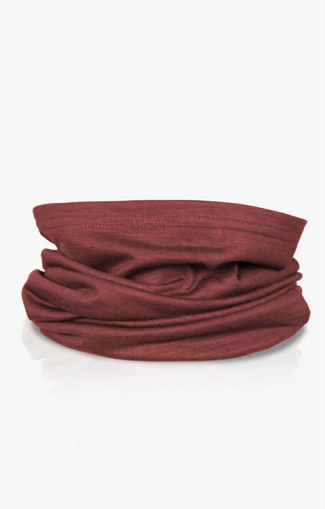 Cache-Cou Mérinos Carmin - Ultra Léger - Bonnetier