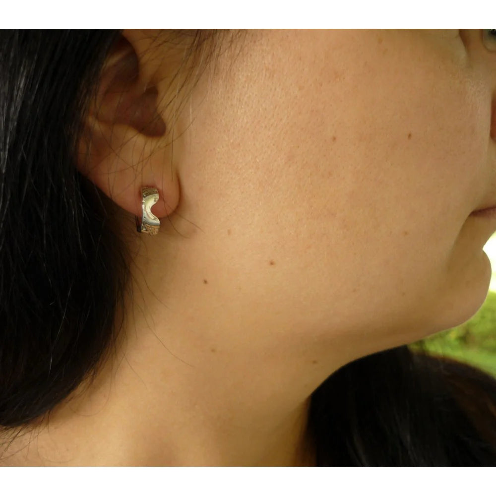 Fixed earrings, RINGS, sterling silver - Marie-Ève Bordeleau