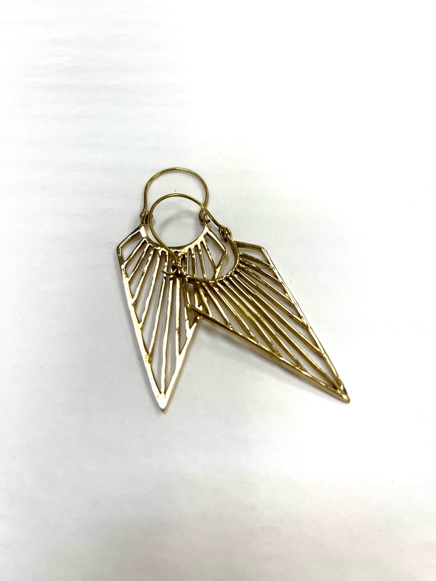 Boucles d'oreilles Trikon RI18 - Or - Rouge Import