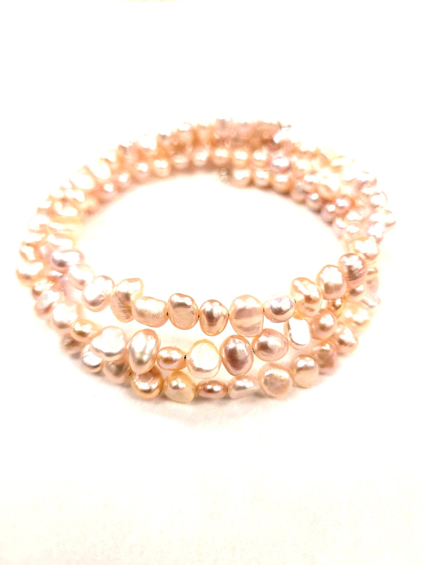 Bracelet de perles - Rose - Rouge Inox