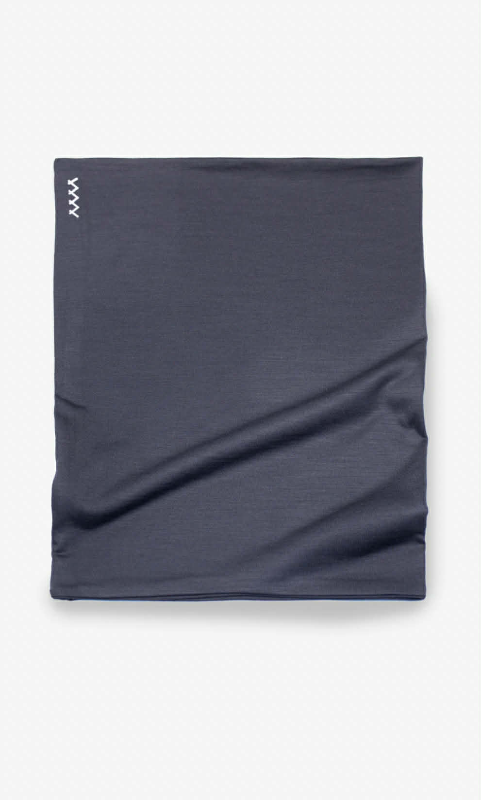 Cache-Cou double 100 % Mérinos Charbon - Bonnetier