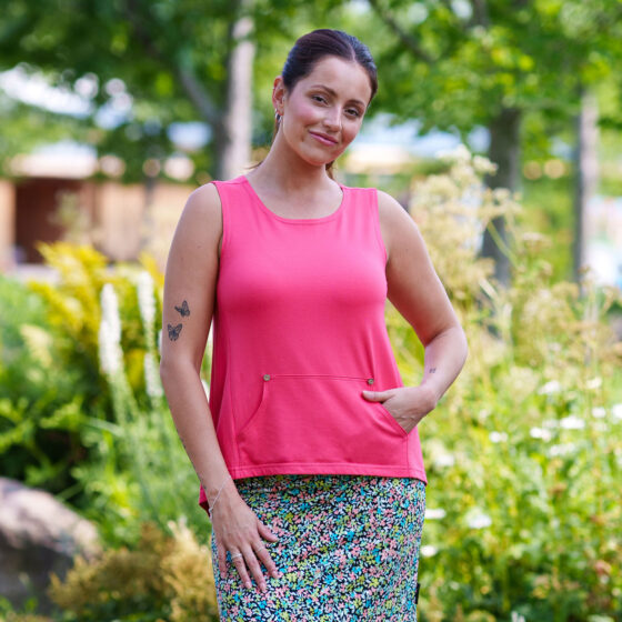 Coral Jazz Camisole