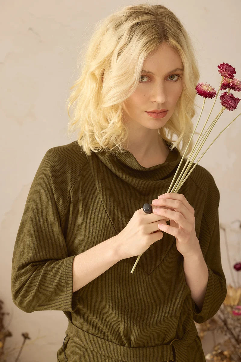Robe MARIAM - Olive - CHLO par Cokluch