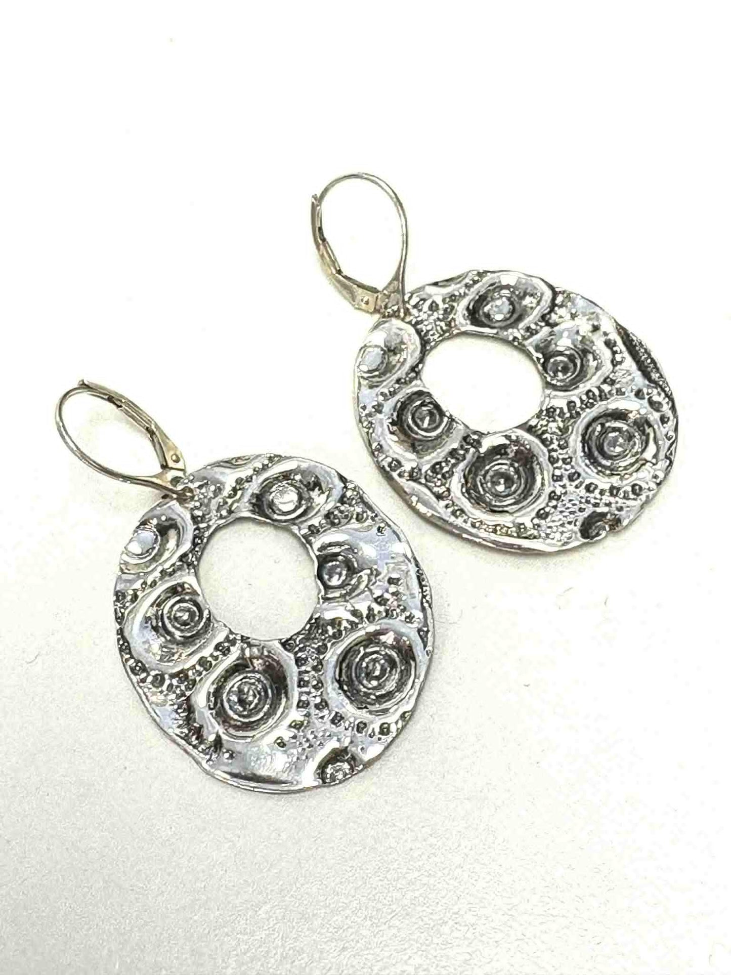 Lune d'oursin, boucles d'oreilles - Marie-Eve Bordeleau