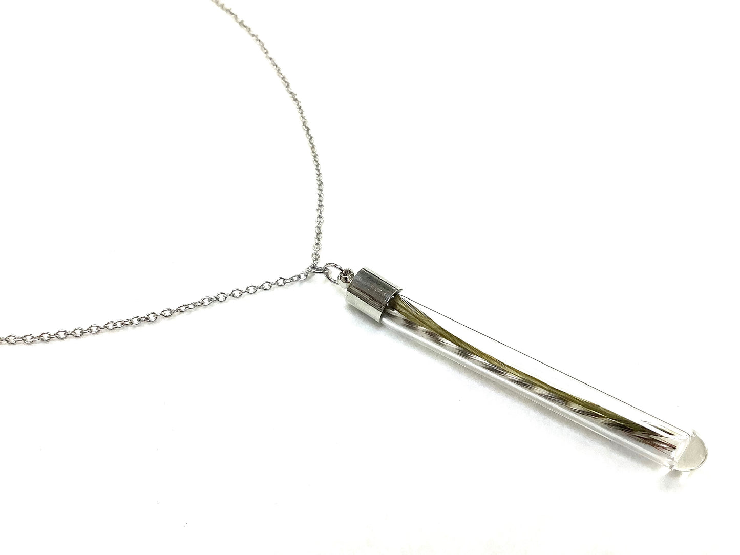 Pendentif Plume - Tube - Asha