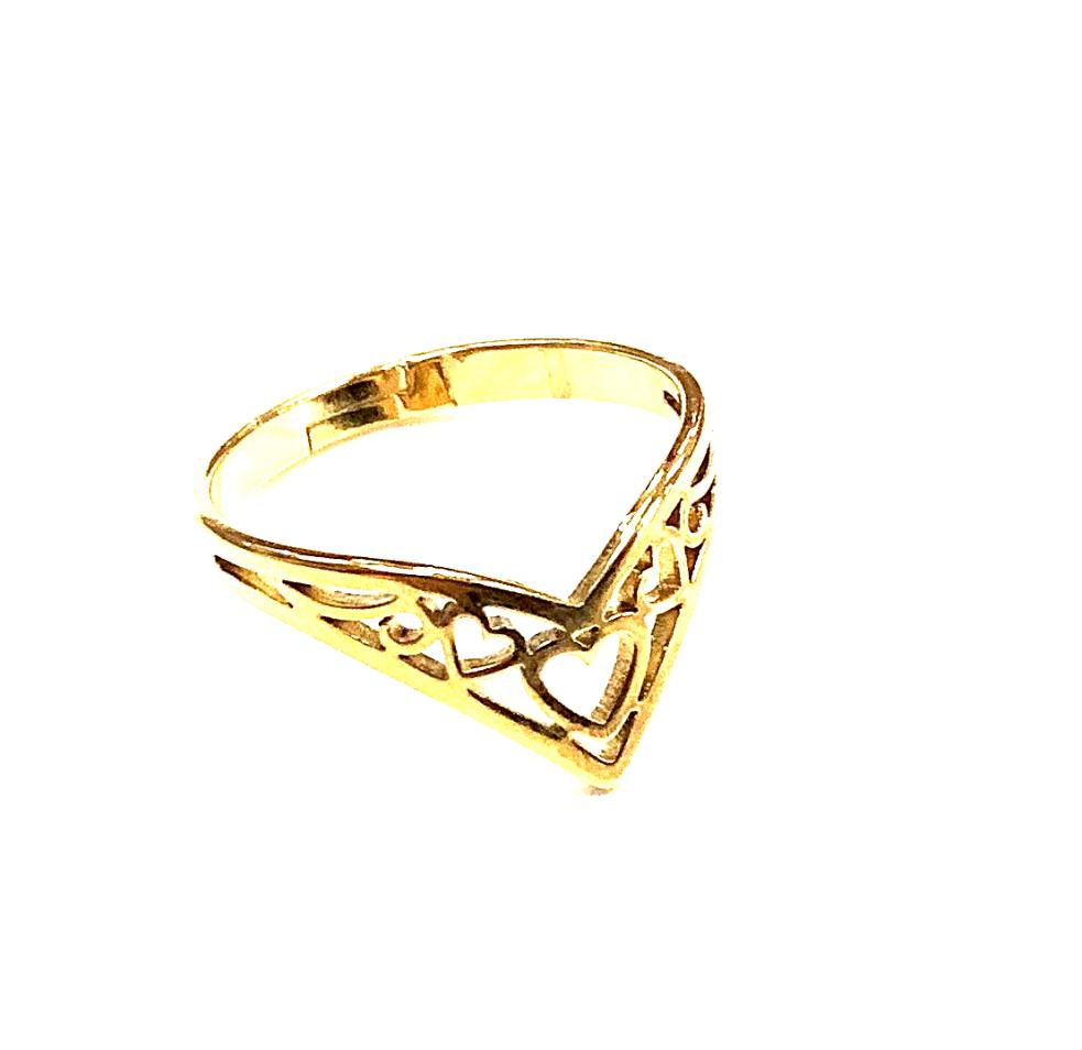 Bague - Coeurs - Or - Création Fish