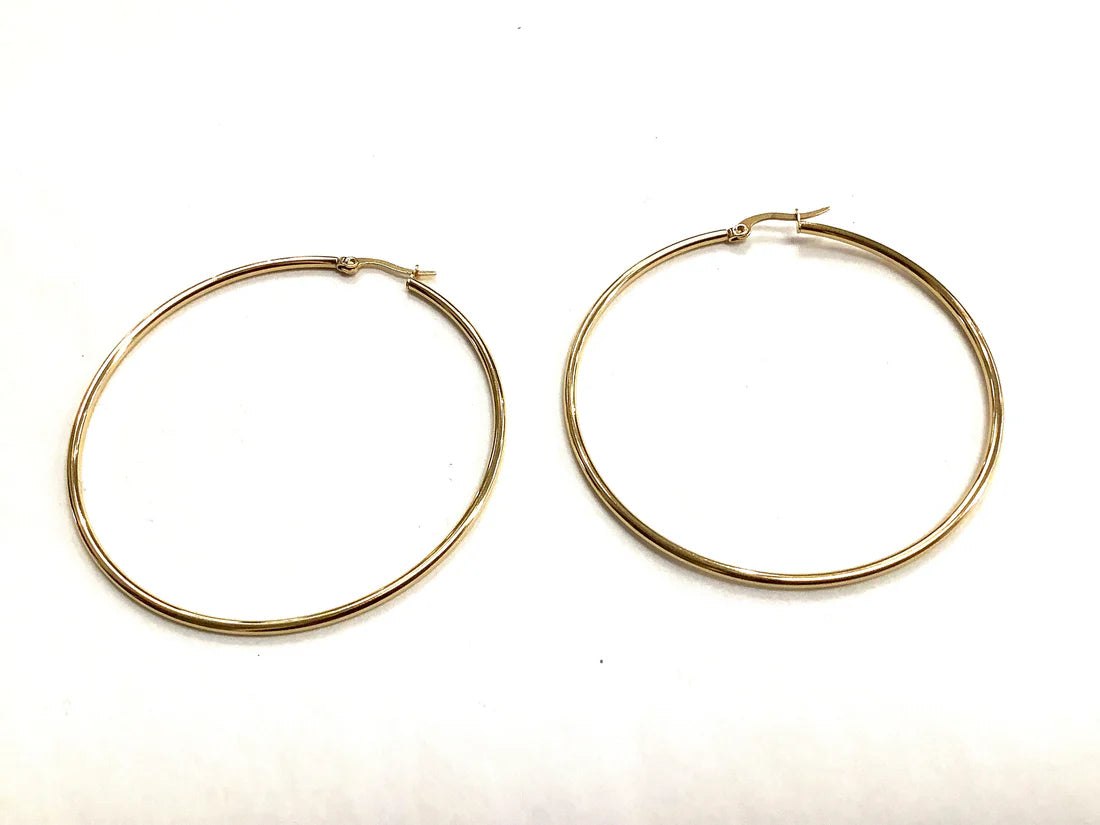 Rings 6 cm Rose gold - Red Stainless steel