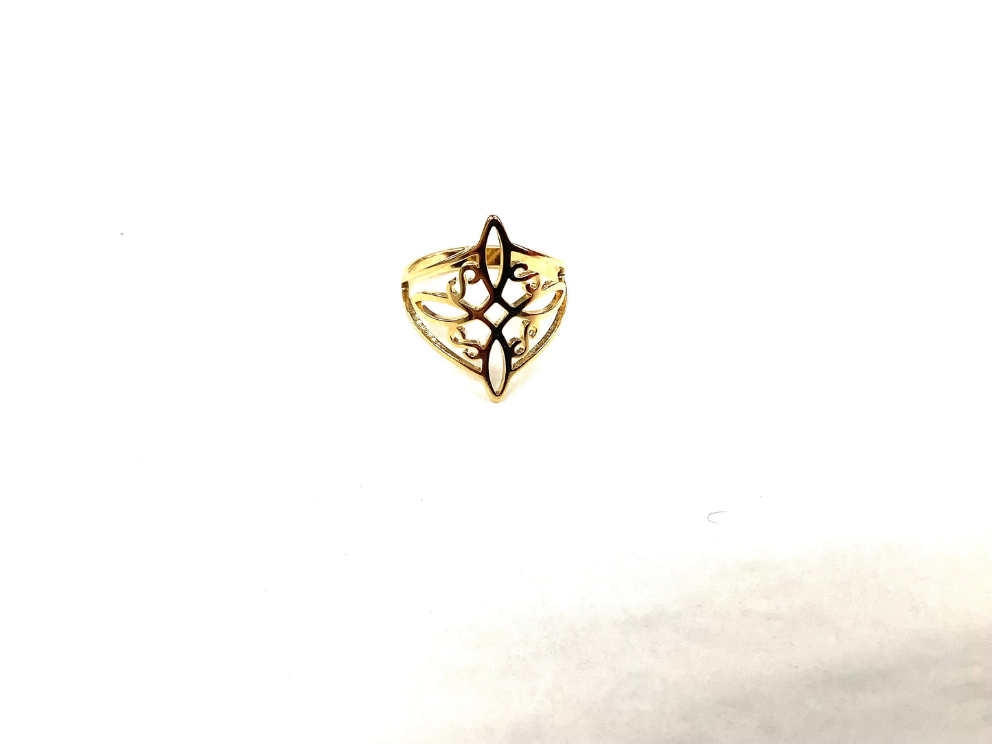 Bague - noeud sorcière II - Or - Création Fish