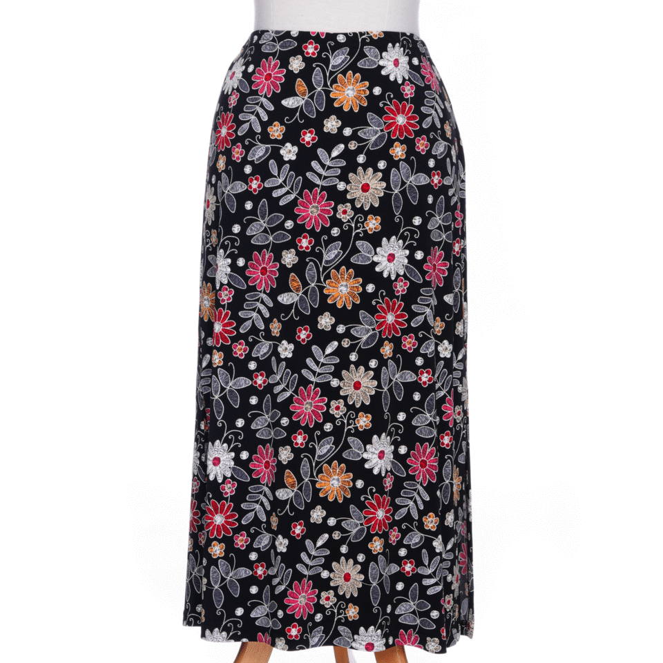 Jupe 7/8 fiesta Marguerites colorées